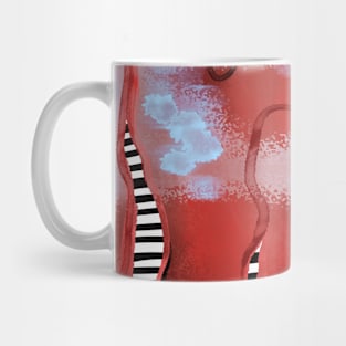 Scarlet Ribbons (Borderless) Mug